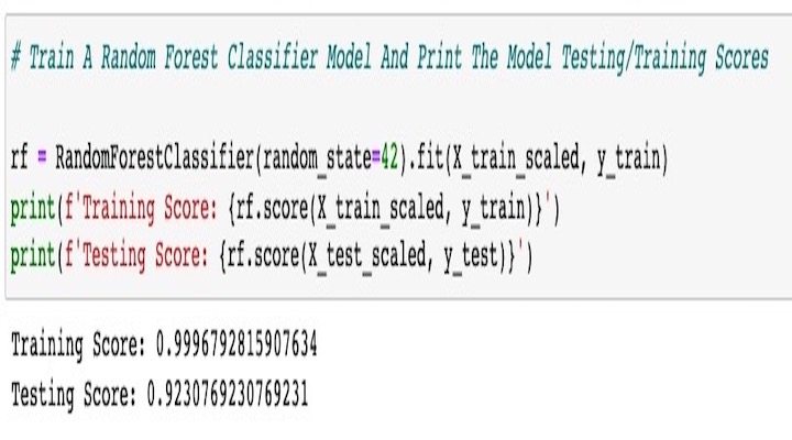 Random Forest Classifier Model